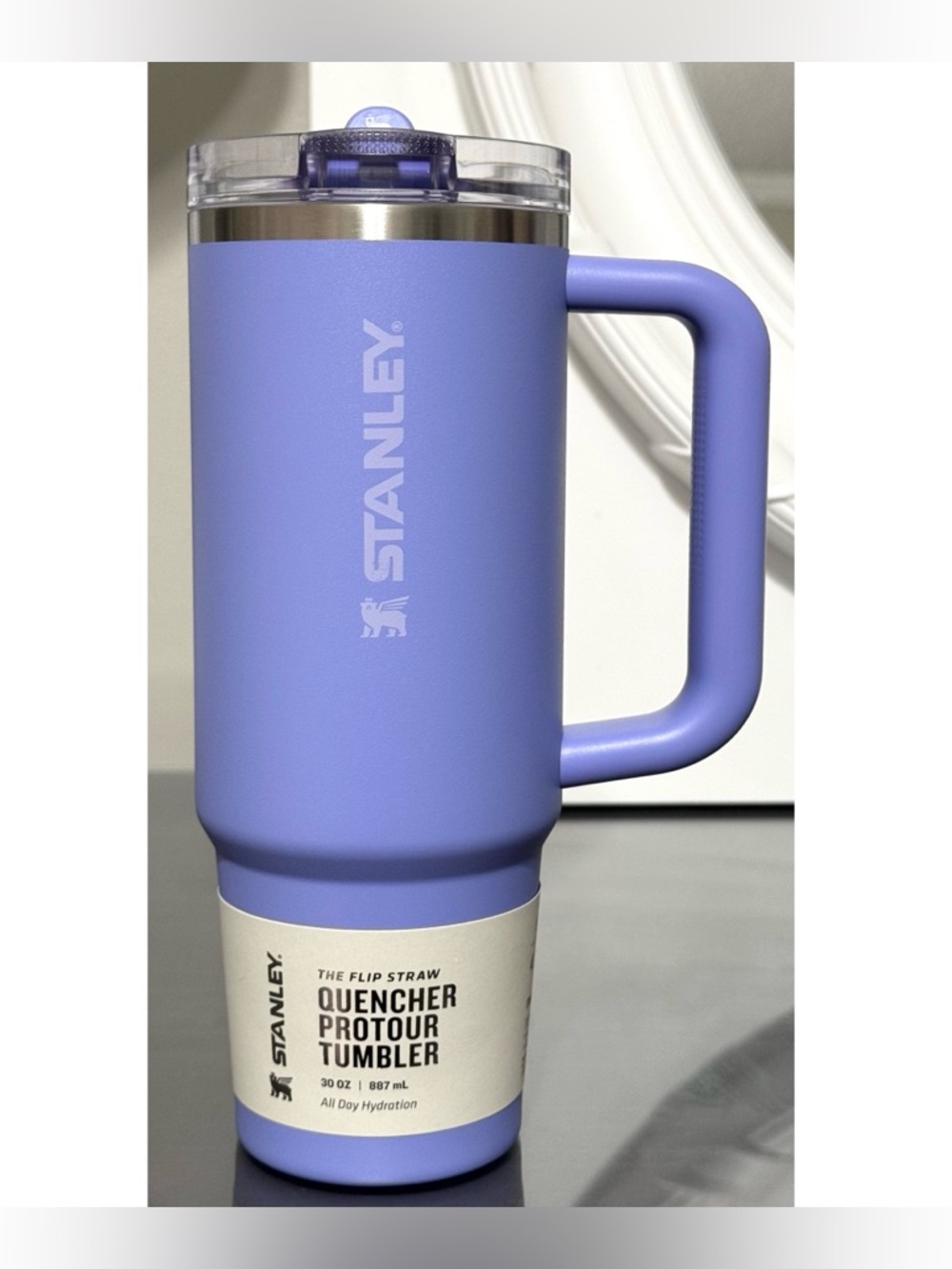 STANLEY‎ QUENCHER PROTOUR 30OZ FLIP STRAW TUMBLER, HYDRANGEA